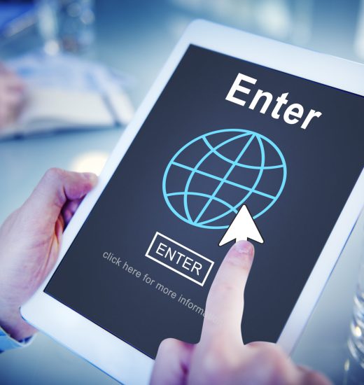 Enter Online Join Website Technology Concept