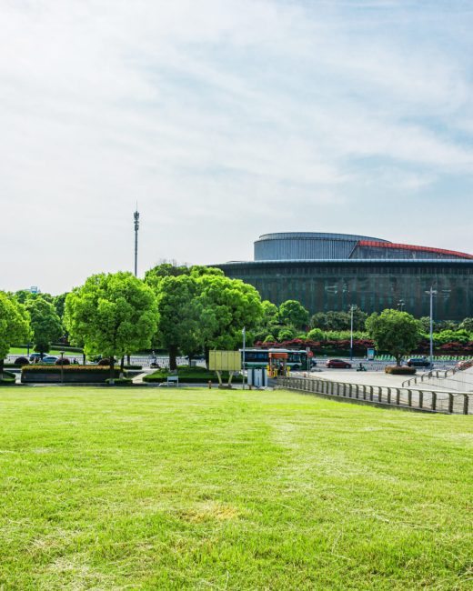 park in lujiazui financial center, Shanghai, China